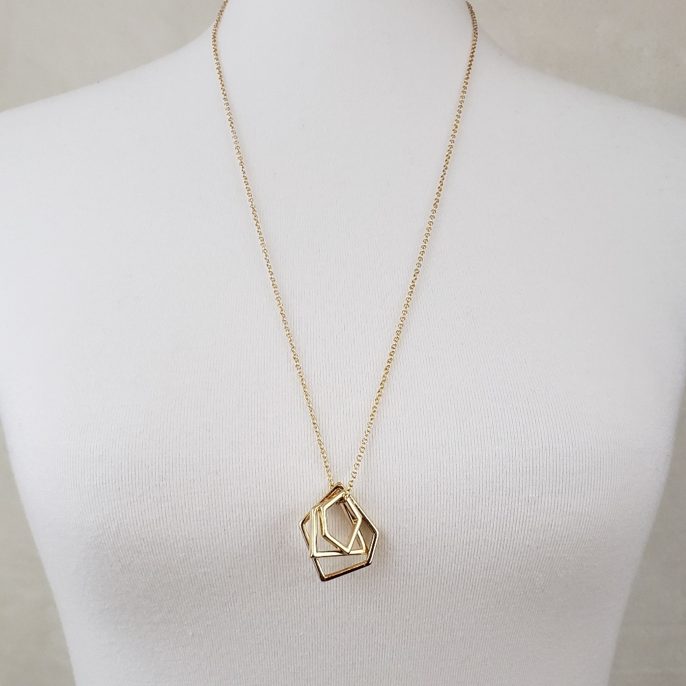 🖤 Geometric Necklace - Picture 2 of 4
